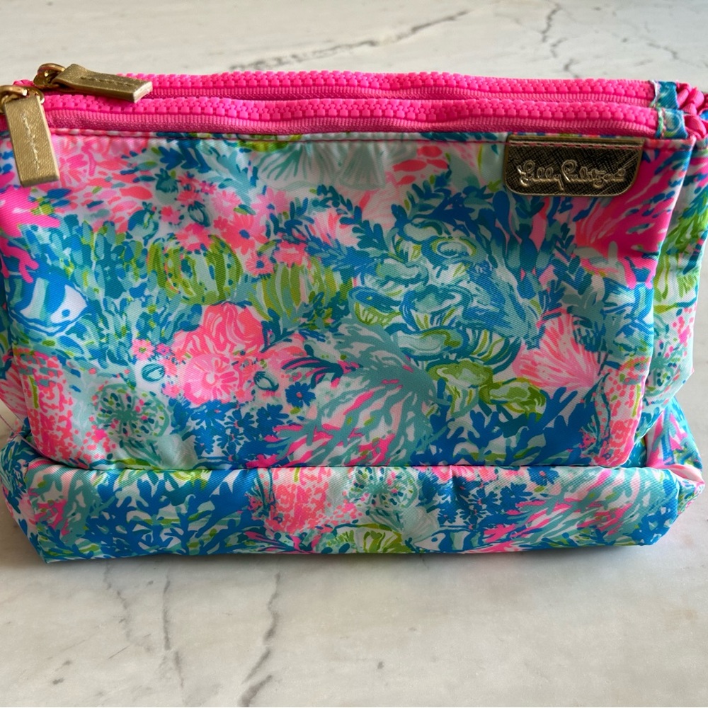 Lilly Pulitzer toiletries kit